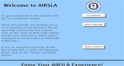 Desktop Screenshot of airsla.org
