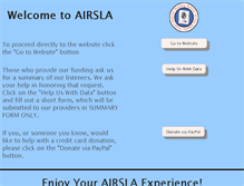 Tablet Screenshot of airsla.org